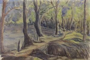 "woods Near Boxted" by John Nash