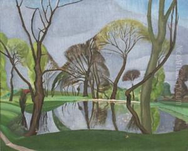 Pool And Trees - view 1