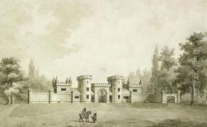 Design For A Gothic Country Seat For Charles Townley, Esq. by John Nash