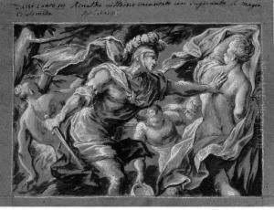 Rinaldo Chasing The Phantom Of Armida by Antonio Nasini