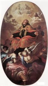 Gloria Di Santo Vescovo by Giuseppe Nicola Nasini