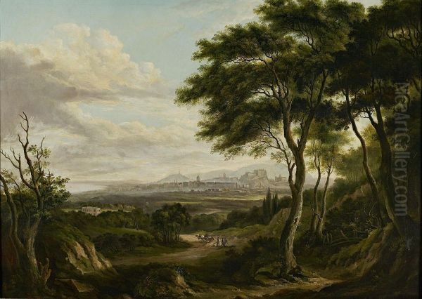 A Panoramic View Of Edinburgh From The West - view 1