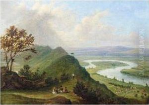Where The Two Rivers Meet: The Severn And Avon Near Newnham, Gloucestershire by Anne Nasmyth