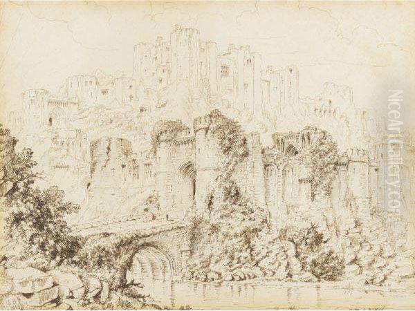 Castle Udolpho, From Mrs Radcliffe's 'the Mysteries Of Udolpho'(1794) - view 1