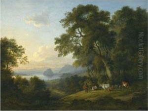 Dumbarton Rock And The River Clyde by Jane Nasmyth
