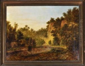 Hawthorn Den, Near Edinburgh by Margaret Nasmyth