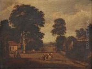 Village Street Scene, Thought To Be Hindhead Village Street Scene, Thought To Be Hindhead