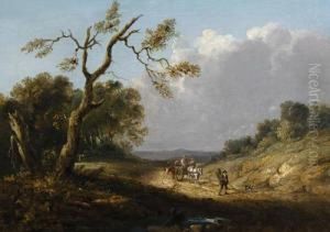 Travellers On A Woodland Path by Patrick, Peter Nasmyth