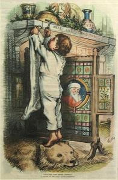 Twas Night Before Christmas, From Harper's Weekly - view 1