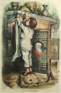 Twas Night Before Christmas, From Harper's Weekly by Thomas Nast