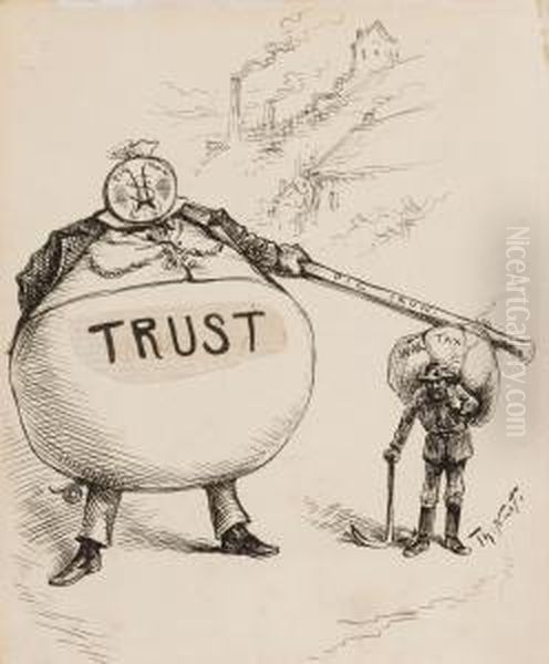 The Fat And The Lean Issue, Editorial Cartoon - view 1