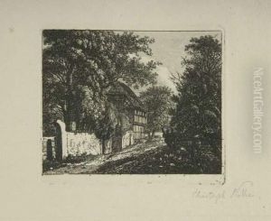 Die Landschaft Mit Dem Zaun - Fachwerkhaus Am Wege