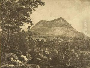 Der Grose Berg Landeskrone. by Christoph Nathe