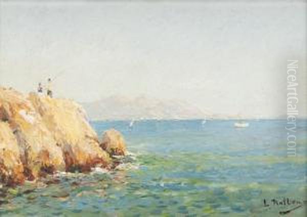 Pecheurs Sur Les Rochers - view 1