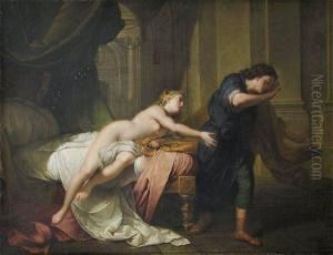 Joseph Sollicite Par La Femme De Putiphar Toile by Jean-Baptiste Nattier