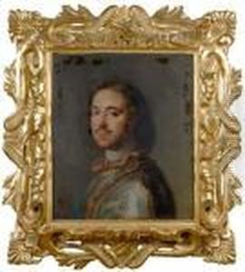 Portrait Du Tzar Pierre Le Grand