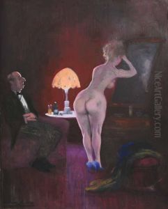 Interior Con Figuras by J. Navarro