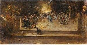 Paseo En Eljardin by Jose Navarro