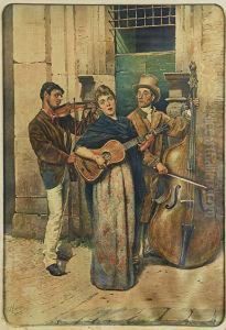 Pareja De Escenas Musicales