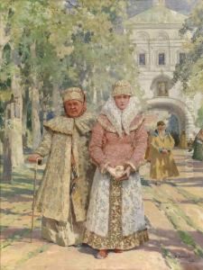 Outside The Monastery Gate