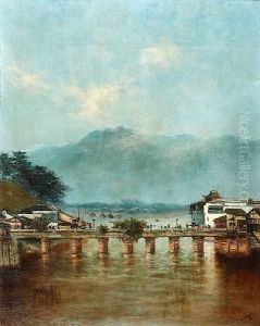 View Of A Nepalese Bridge, Believed To Be Srinegar