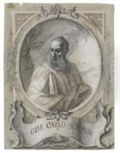 Portrait Of Gian Carlo Sormani by Bartolomeo Nazari