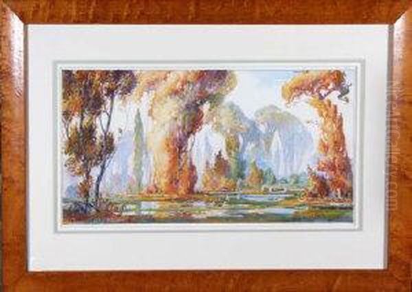 A Flooded Field In Autumn - view 1