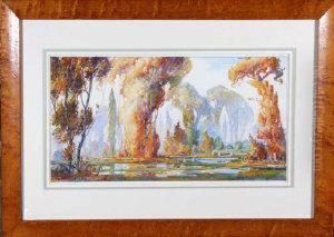A Flooded Field In Autumn by Edward Mossforth Neatby