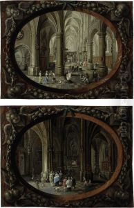 I Interior Of A Gothic Church By Day