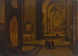Interieur D'eglise by Pieter Ii Neefs