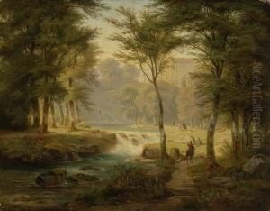 Ruckkehr Von Der Jagd. by Ludwig Neelmeyer
