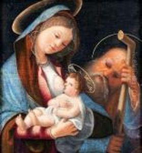 Sacra Famiglia by Jacopo Negretti