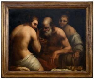 Loth E Le Figlie by Pietro Negri