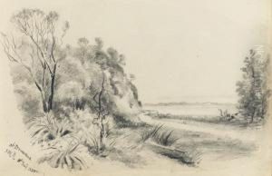 Two Drawings Of Dromana by John Mckirdy Nelson