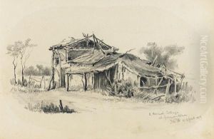 Four Landscape Drawings by John Mckirdy Nelson