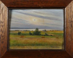 Landskap Med Sjo by Walfrid Nelson