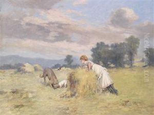 In The Summer Meadow by Antal Neogrady