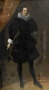 Portrait Of A Nobleman In Black by Pietro Martire Neri