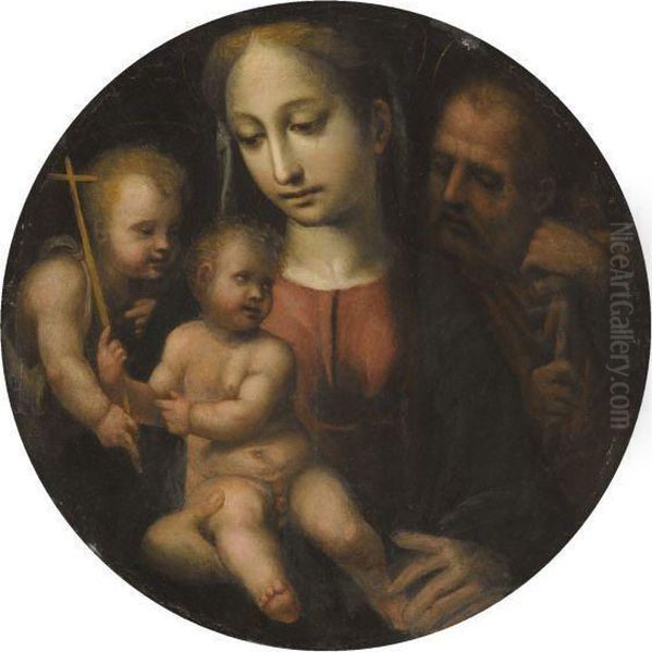 Madonna And Child With Saint Joseph And The Infant Saint John The Baptist - view 1