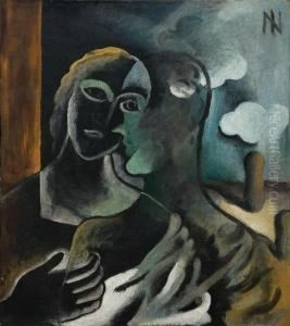 Casal Em Verde by Ismael Nery