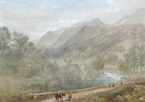 Pont Aberglaslyn, North Wales by William Andrews Nesfield