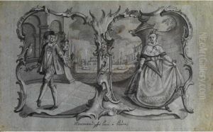 Normannisches Bauernpaar by Johann David Nessenthaler