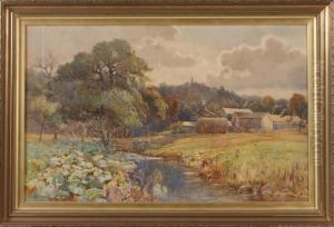 Landskap by Arthur Netherwood