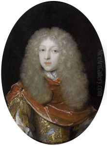 Portrait Of Duke Friedrich August Von Sachsen-eisenach by Caspar Netscher