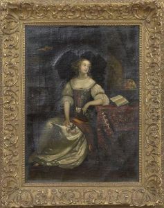 Portrait Of Madame De Montespan by Caspar Netscher