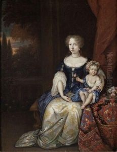 Portrait D'une Femme Et De Sa Fille