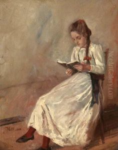 La Lettura by Francesco Netti