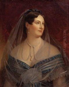 Portrait Einer Adeligen Dame Portrait Einer Adeligen Dame