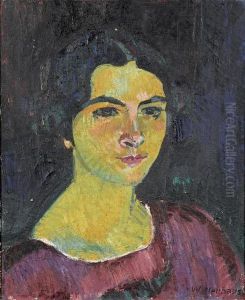 Portrat Von Greti. by Werner Neuhaus