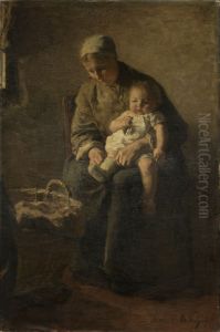 Mother And Child by Albert Neuhuys